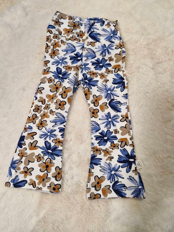 Flare 74 blauwe bloemenprint