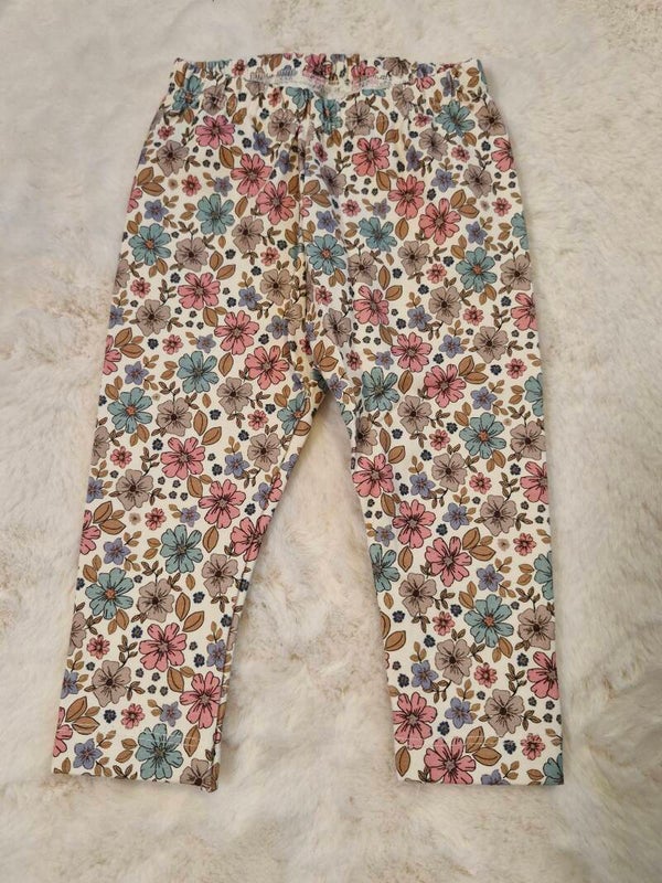 Legging 74 vintage pink flowers