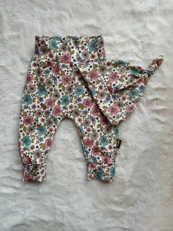 Setje 56 zomerse bloemen vintage pink