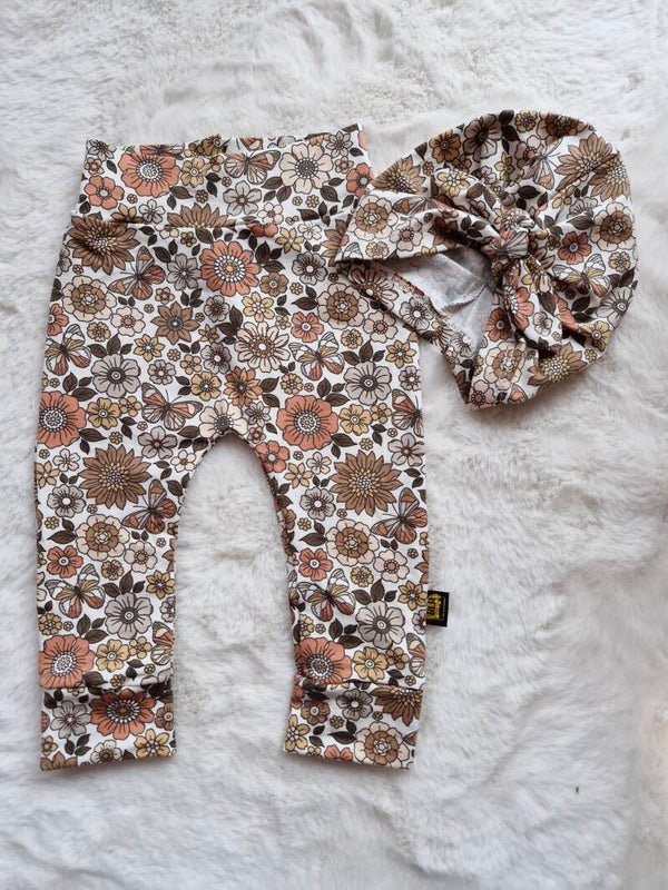 Setje 68 flowers and butterflies cacao