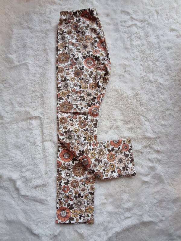 Legging 104 butterflies and flowers cacao