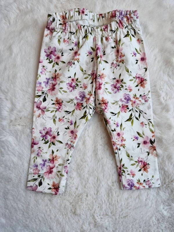 Legging 62 pink flower