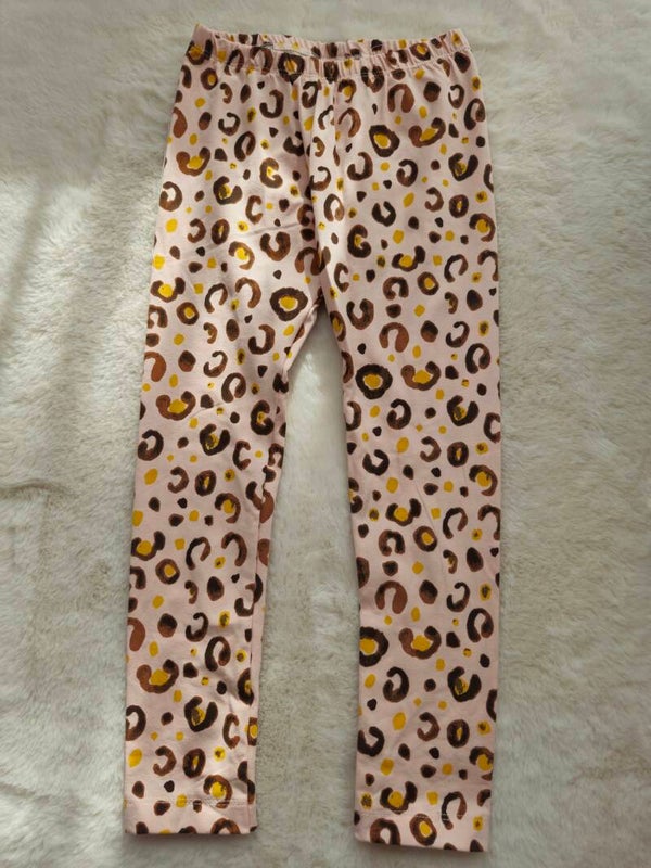 Legging 110 roze panterprint