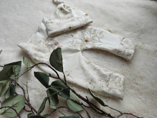 Babyset 50 ecru bloemenpakket