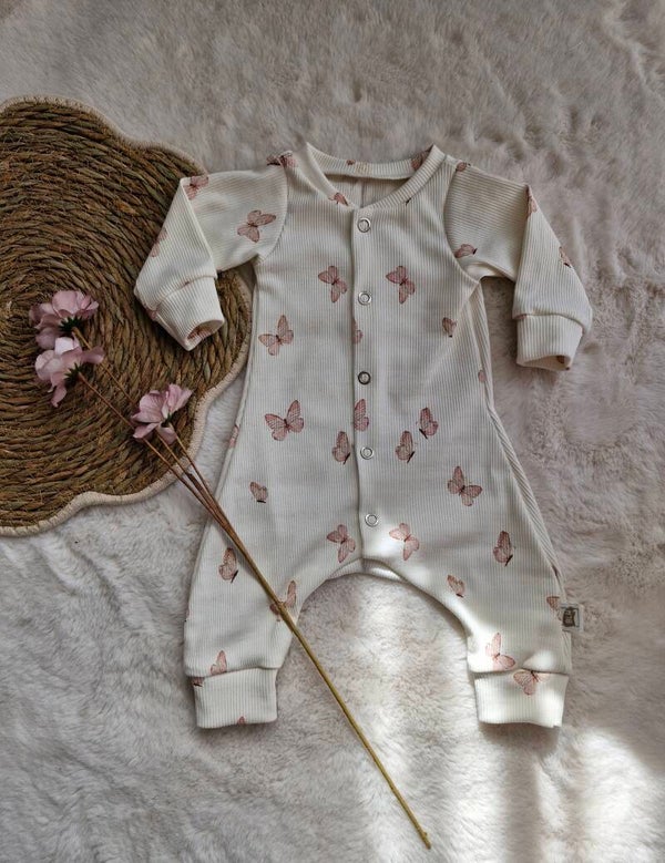 Boxpakje vlindertjes ribtricot