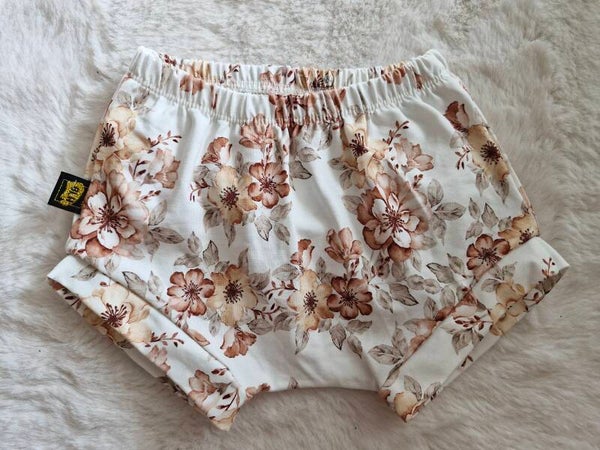 Shortie 80 franse bloemen cacao