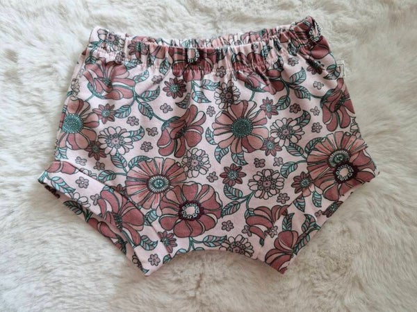 Shortie 80 bloemenprint roze