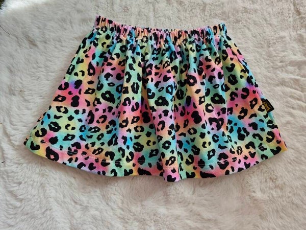 Rokje 80 panter rainbow