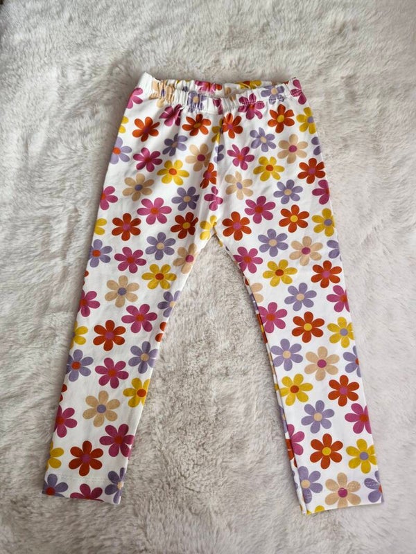 Legging 92 vrolijke bloemen