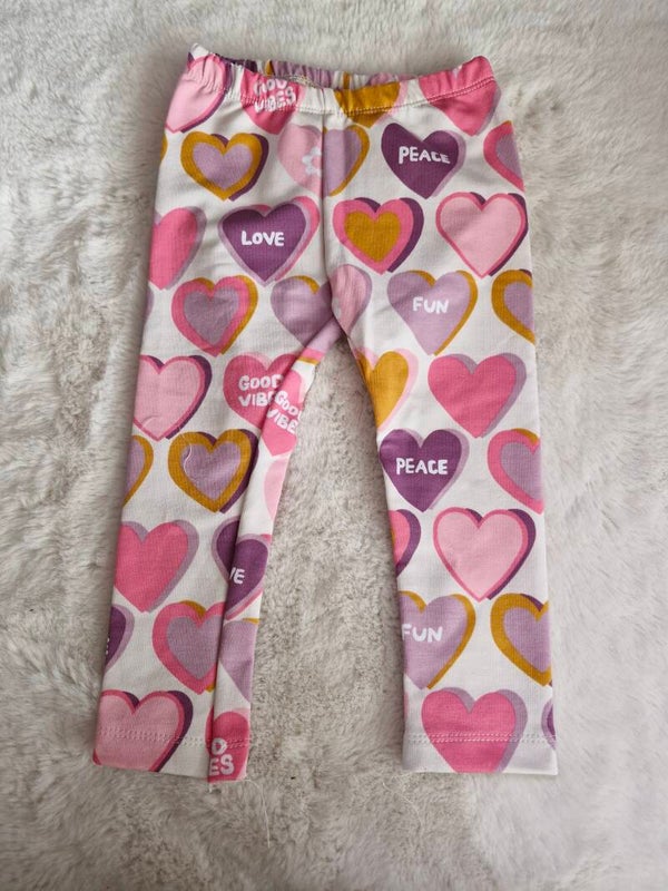 Legging 92 hartjes