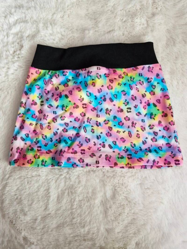 Rokje 92 panter rainbow