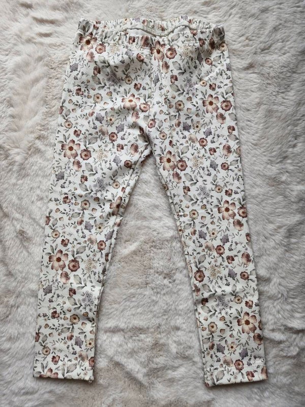 Legging 98 pastel bloem
