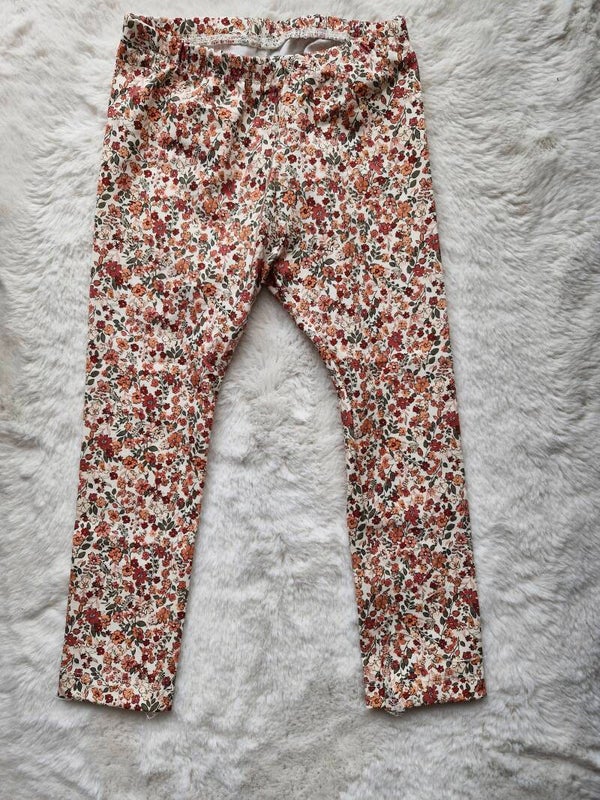 Legging 98 trendy bloem klei