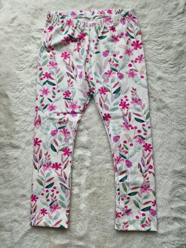Legging 98 floral pink