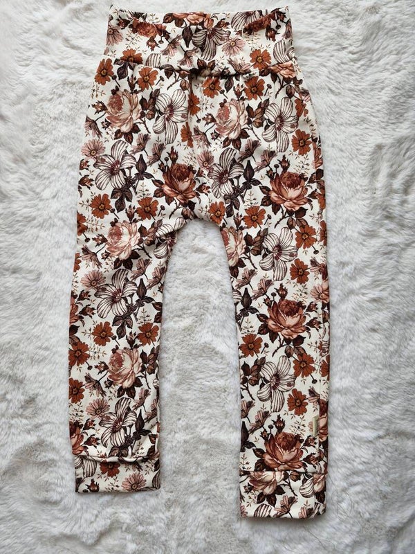 Broekje 98 englisch garden cacao