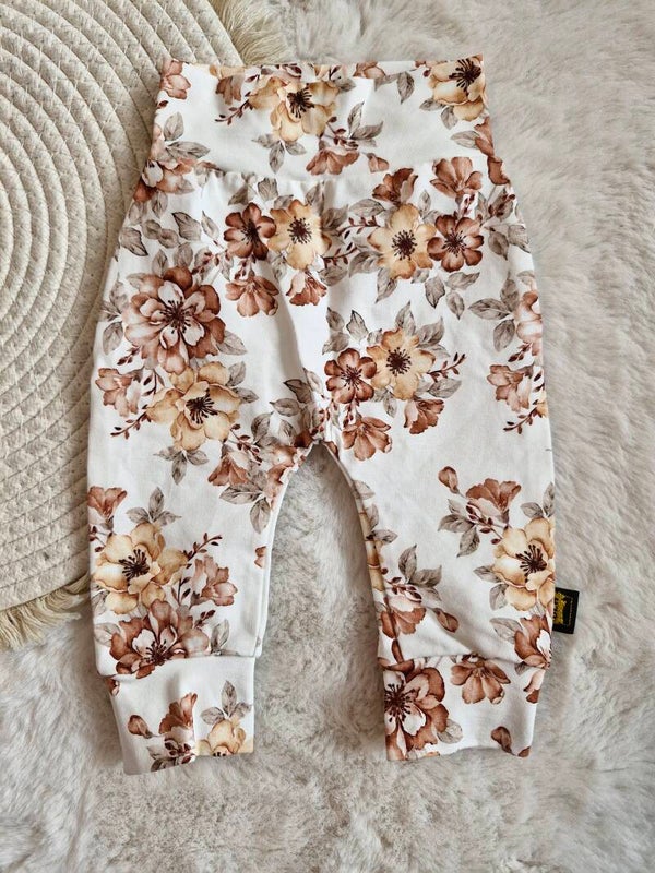 Broekje 56 franse bloemen cacao