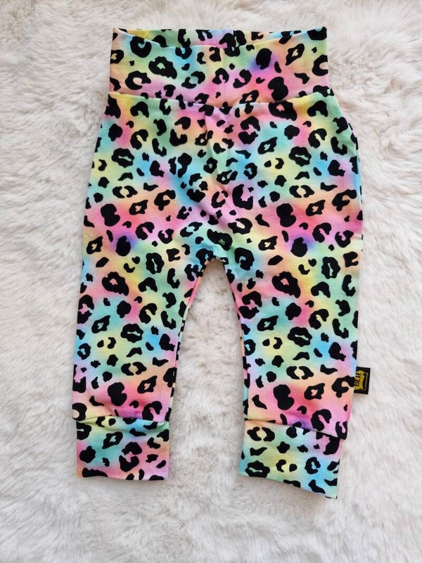 Broekje 62 panter multicolor