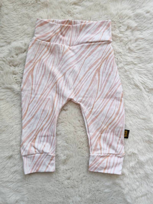 Broekje 62 zebra pink
