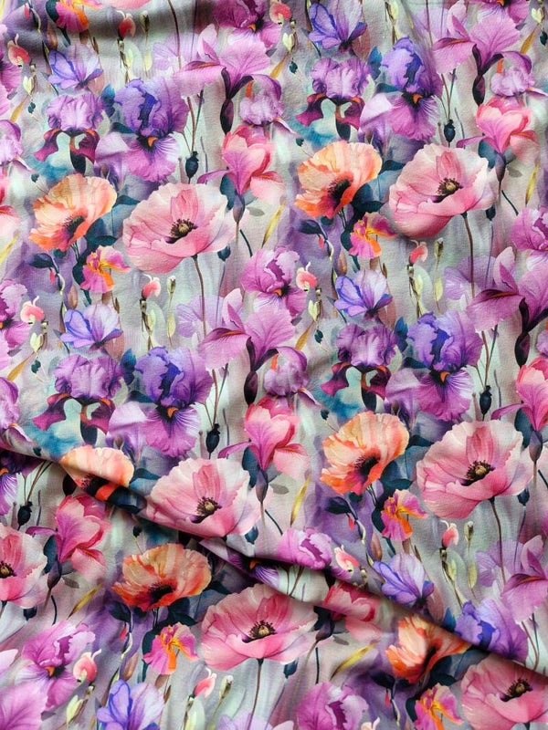 Broekje Pink lila poppy