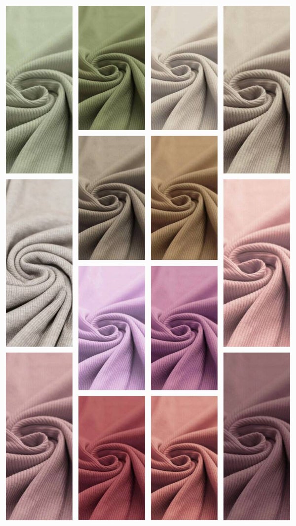 Legging of flare rib tricot diverse kleuren