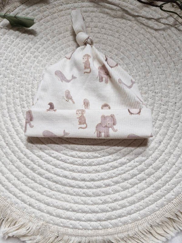 Knoopmutsje rib tricot