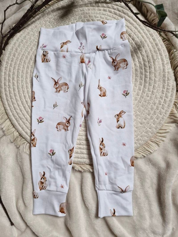Leggingbroekje 74 konijntjes