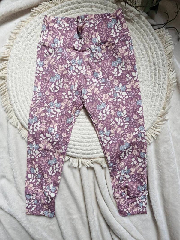 Legging broekje 86 mauve