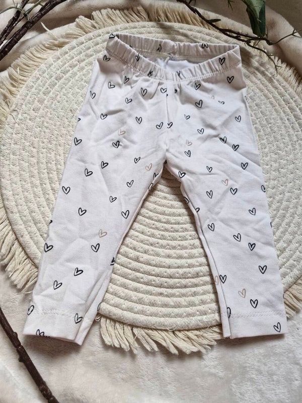 Legging 68 hartjes