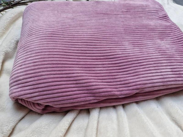 Rib fluweel lila 2mx1.4m