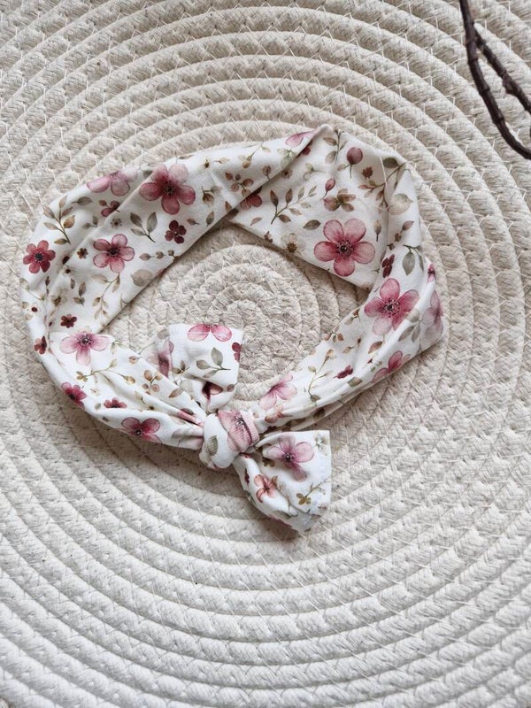 Knoophaarbandje floral