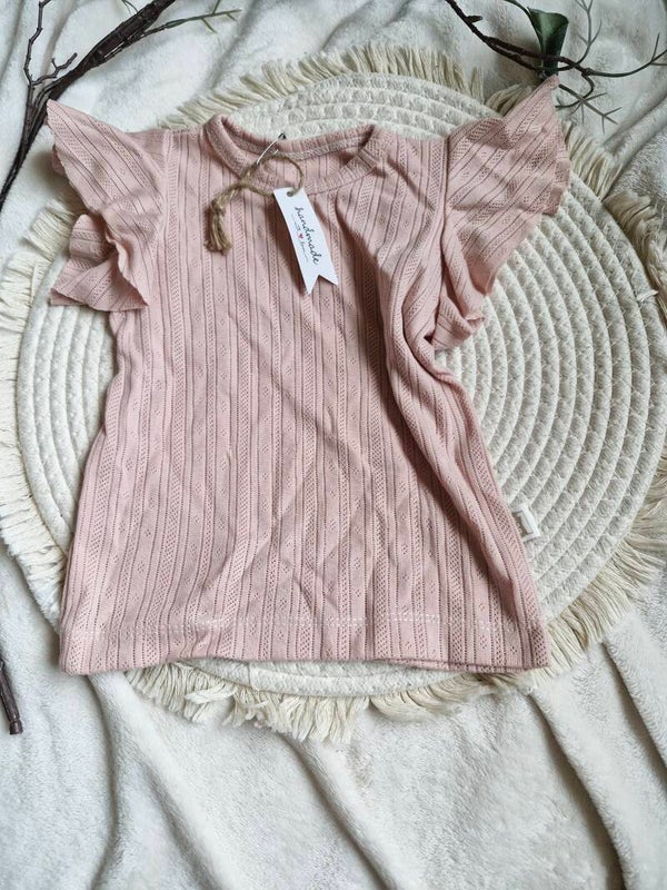 Fluttersleeve 80 pointoille pink