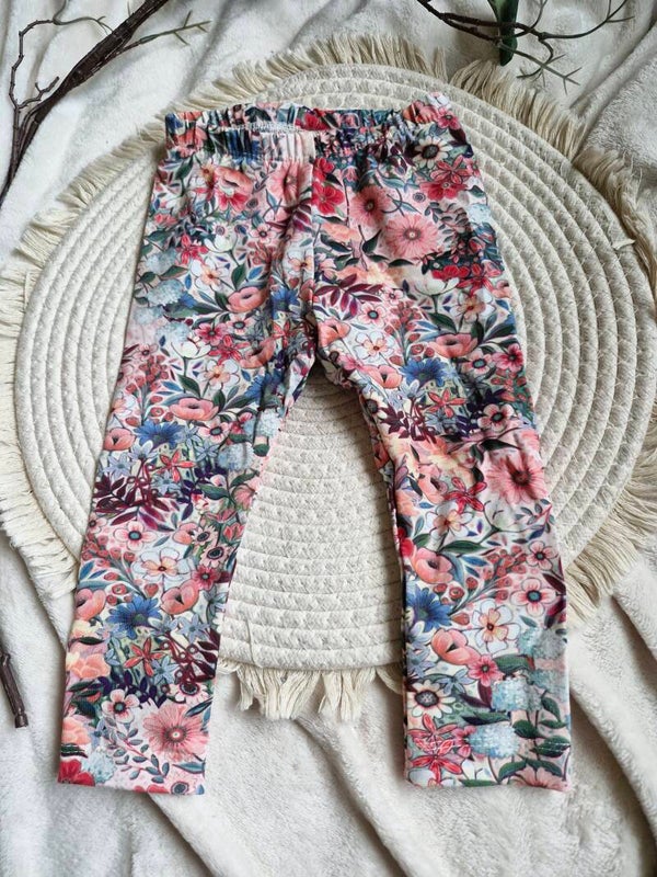 Broekje 80 multi flower
