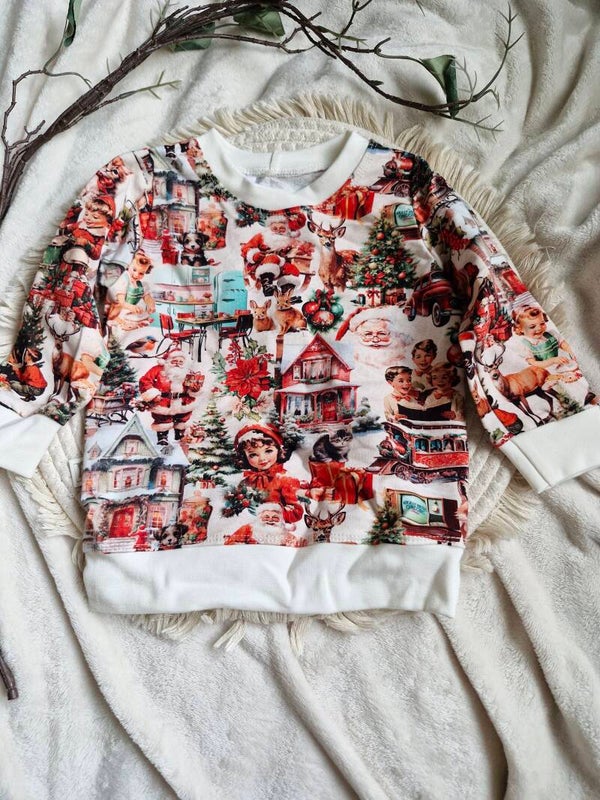 Kerst trui 80 rood