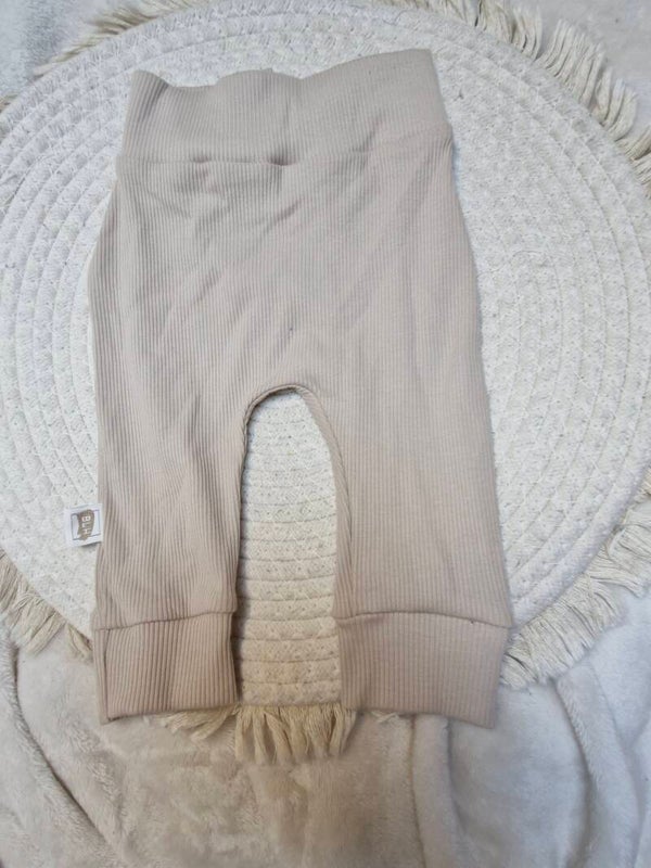 Harembroekje 56 beige rib