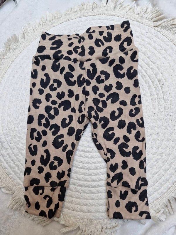 Legging broekje 62 panter rib