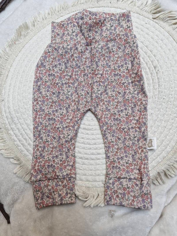 Harembroekje 62 rib bloemenprint