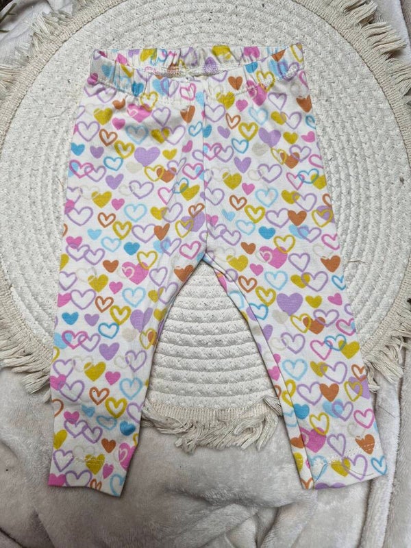 Legging 62 hartjes