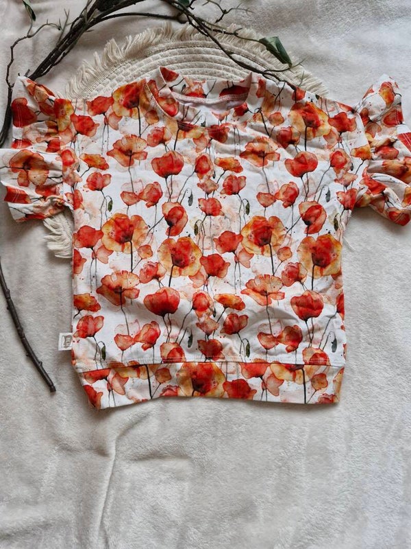 Shirtje 98 klaproos