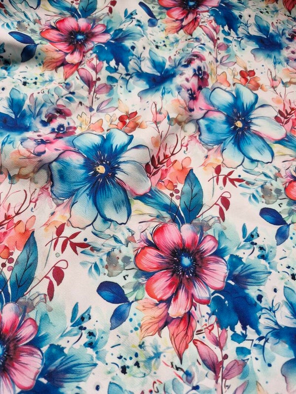 Coupon 5m! bloemenprint