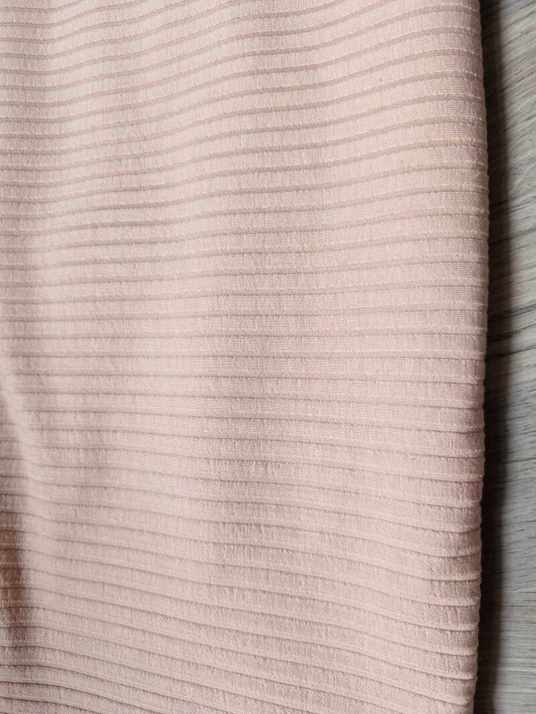 Brede rib licht roze coupon 1m x1.2m