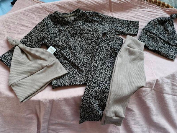 Setje panter taupe