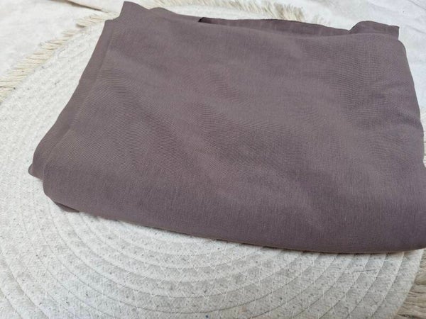 1mx1.40m taupe katoen tricot