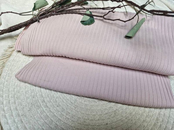 Brede rib licht oud lila