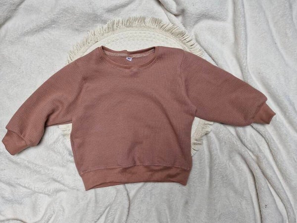 Vintage sweater wafel tricot