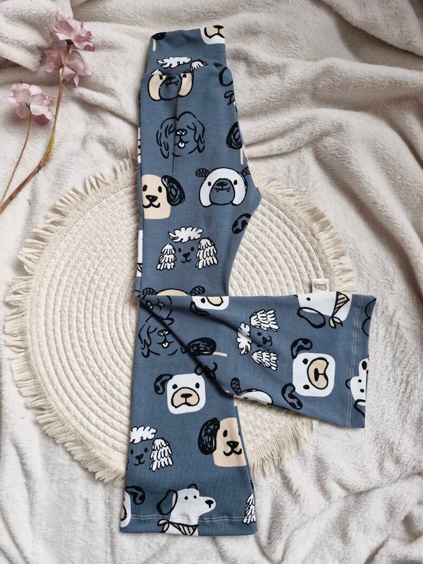 Flare legging 104 hondjes