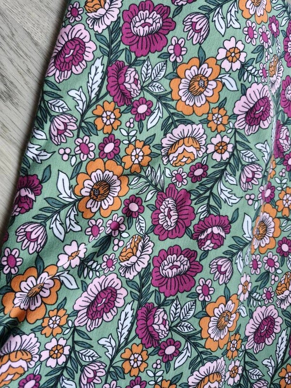 75 cm katoenen tricot groen