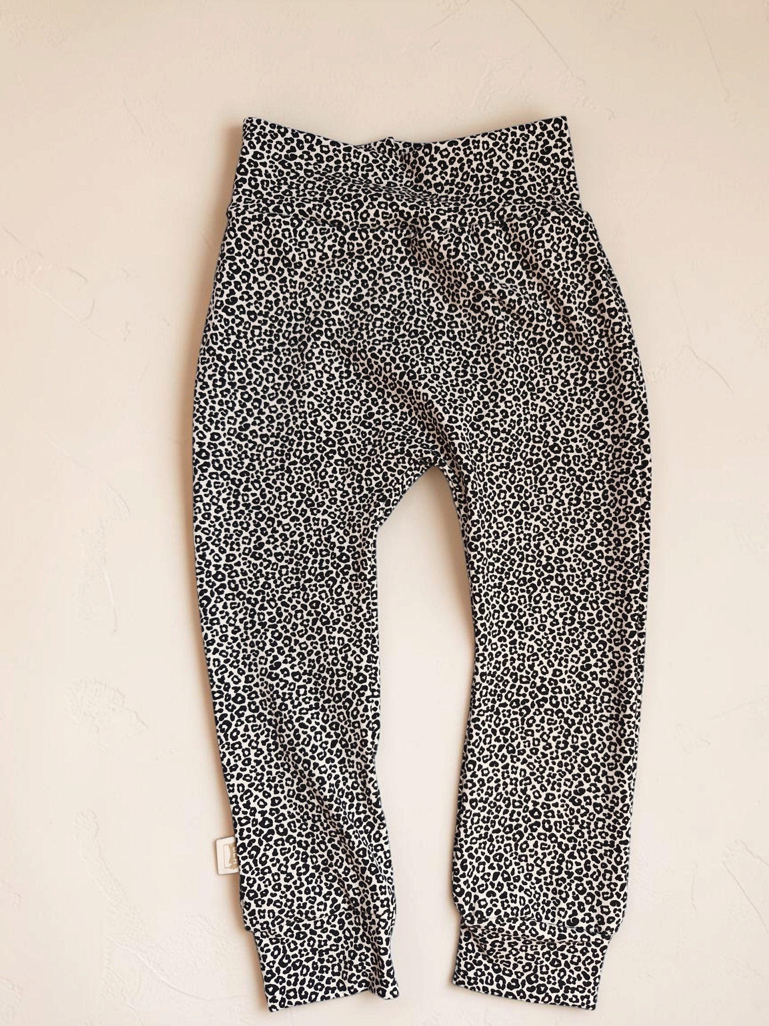 Harembroekje 92 panterprint offwhite