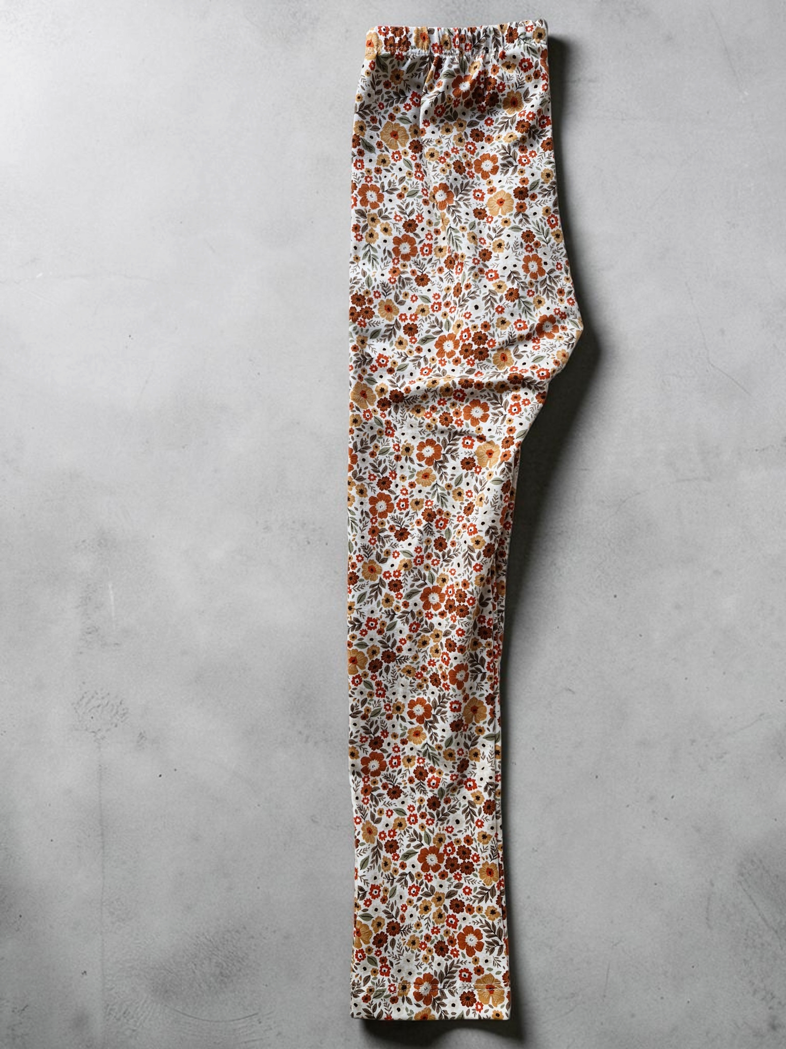Legging 116 flowers brique