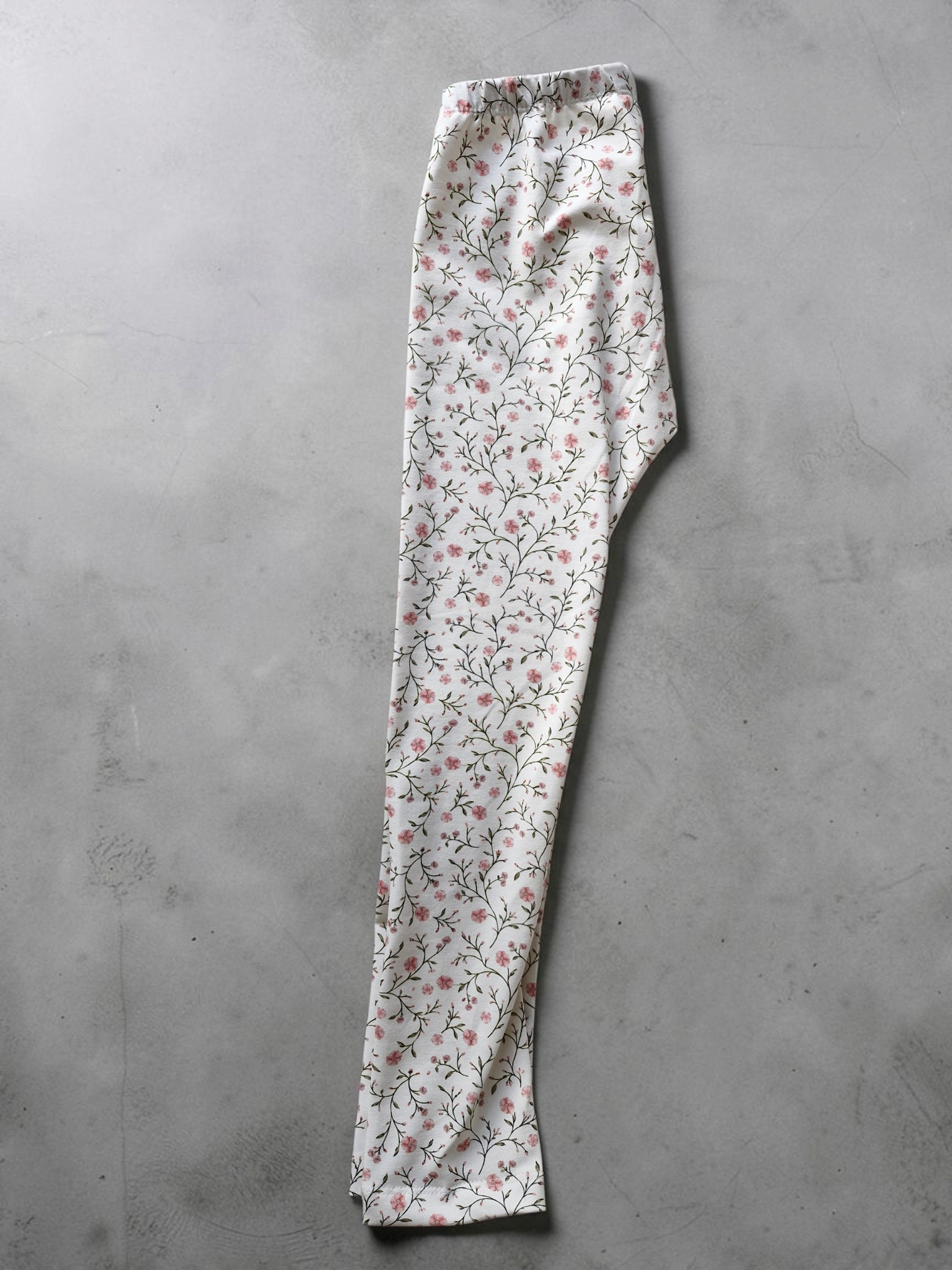 Legging 116 mini bloemenprint met takjes