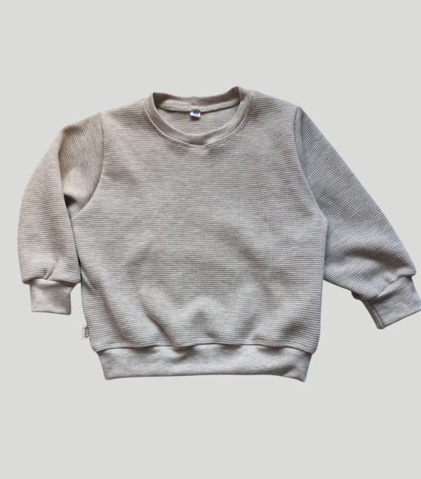 Vintage sweater 98 melange grijs